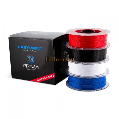 Easyprint PLA 1.75mm Kezdő csomag (fehér, fekete, piros, kék)
