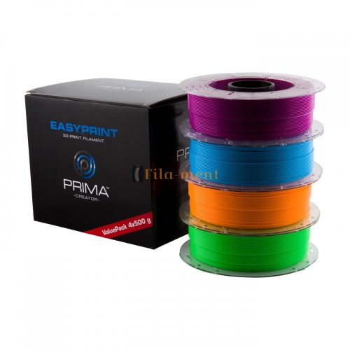 Easyprint PLA 1.75mm NEON Kezdő csomag (neon kék, neon zöld, neon narancs, neon lila)
