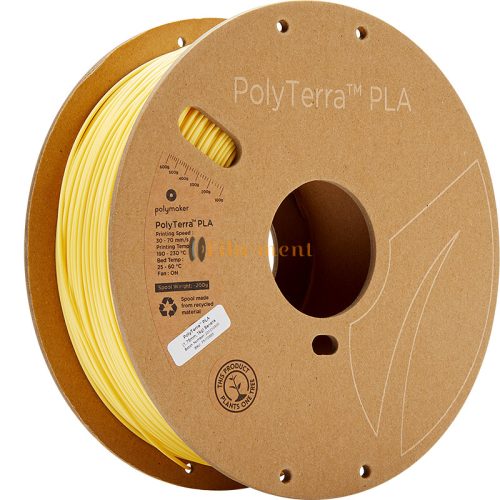 Polymaker PolyTerra PLA 1.75 mm  1kg  Banán sárga