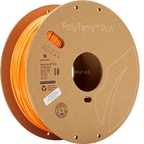 Polymaker PolyTerra  PLA 1.75 mm  1kg  Narancssárga