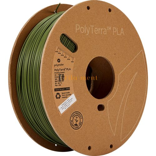 Polymaker PolyTerra PLA 1.75 mm  1kg  Army sötét zöld